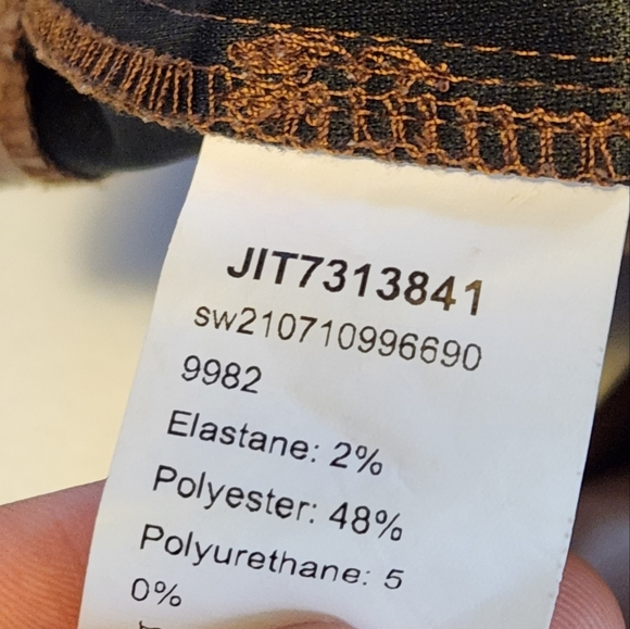 Shein Brown Straight Leg High Waisted Rise Pants Faux Leather Vegan Minimalist - Picture 7 of 12